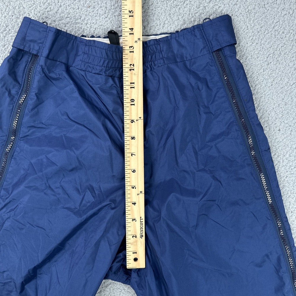 VTG 80s The North Face Gore-Tex Nylon Pants Men Medium Blue Side Zip Made in USA - Picture 11 of 16